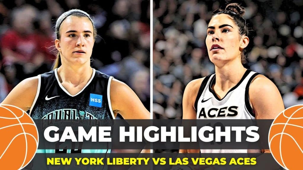 New York Liberty vs Las Vegas Aces - GAME HIGHLIGHTS WNBA 2023