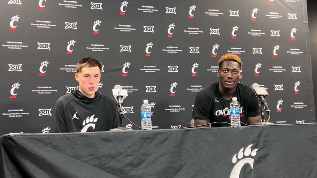 CJ Fredrick and Aziz Bandaogo recap the Bearcats 85-53 victory over Bryant - HQZ CJ Fredrick and Aziz Bandaogo recap the Bearcats 85-53 victory over Bryant