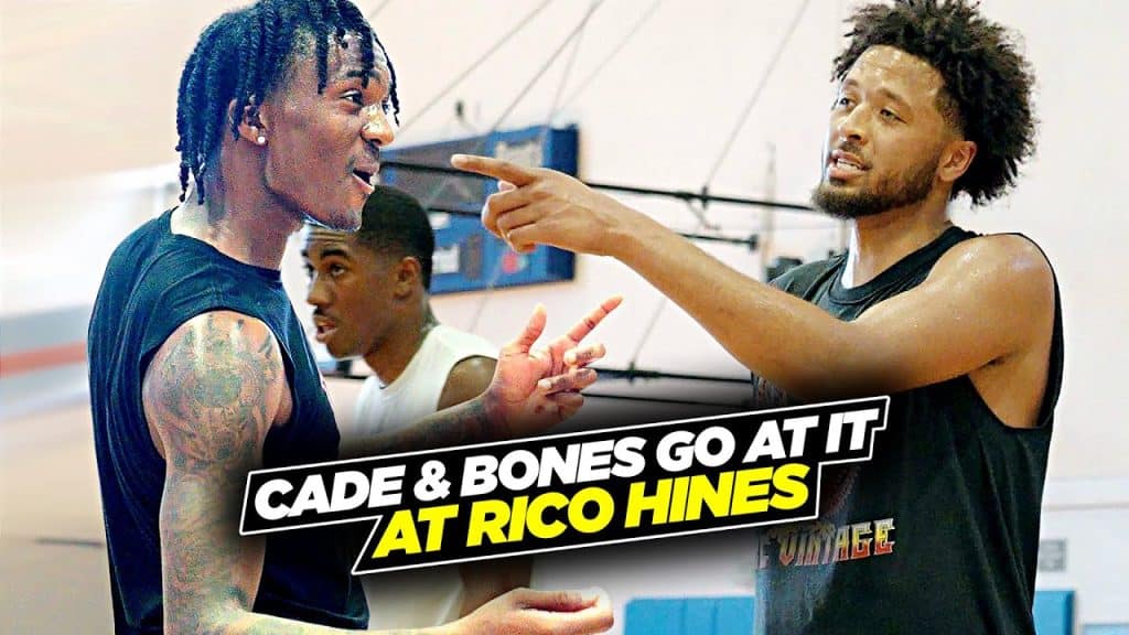 Cade Cunningham, Ausar Thompson & Bones Hyland GO AT IT at Rico Hines Runs