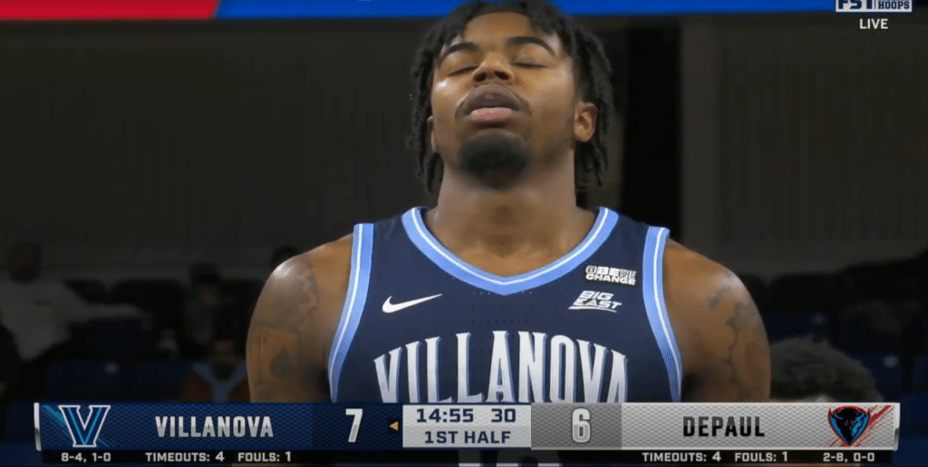 Villanova Hakim Hart 20 Points vs DePaul | December 23, 2023