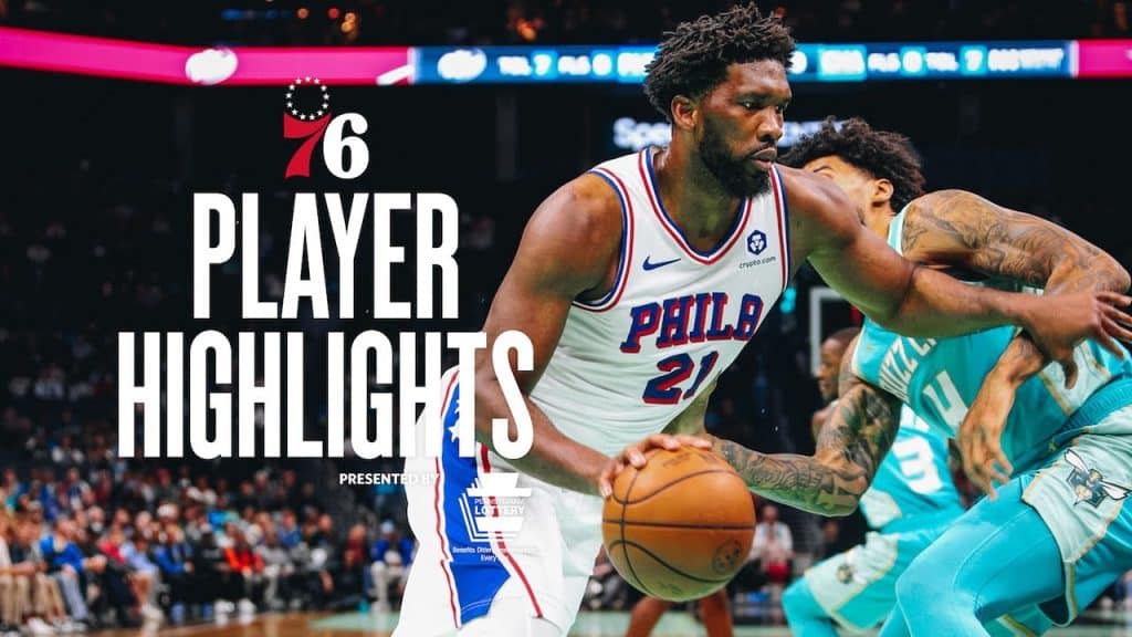 Joel Embiid Scores 42 Points in 30 Minutes in Triumph vs. Hornets | December 16, 2023 - HQZ Joel Embiid Scores 42 Points in 30 Minutes in Triumph vs. Hornets | December 16, 2023