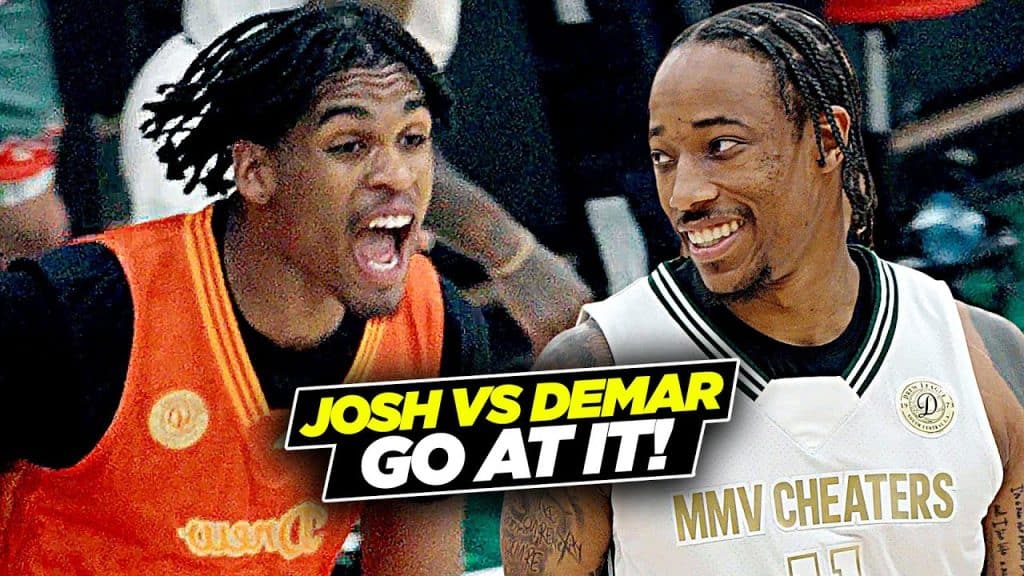 Josh Christopher GOES AT DeMar DeRozan & Dalen Terry at The Drew League