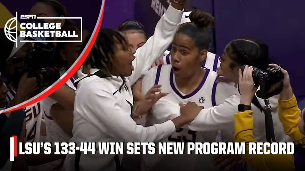 LSU Tigers win by school record 89-PT margin of victory - HQZ