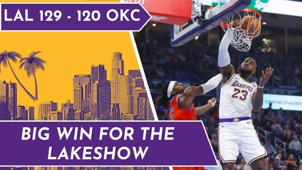 LeBron Drops 40 | Lakers Over Thunder 129-120 | December 23, 2023