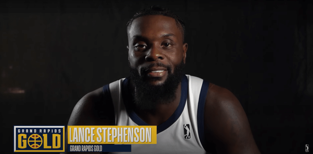 NBA veteran Lance Stephenson talks about preparing for a season with the Grand Rapids Gold.