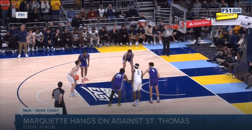 Oso Ighodaro scores 21 as No. 7 Marquette outlasts huge underdog St. Thomas 84-79 - HQZ Oso Ighodaro scores 21 as No. 7 Marquette outlasts huge underdog St. Thomas 84-79