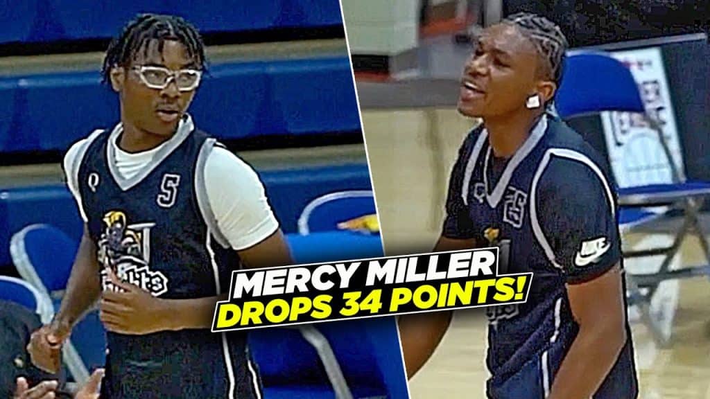 Son of Rap Legend Goes CRAZY... Mercy Miller Drop 34 Points At Border League!