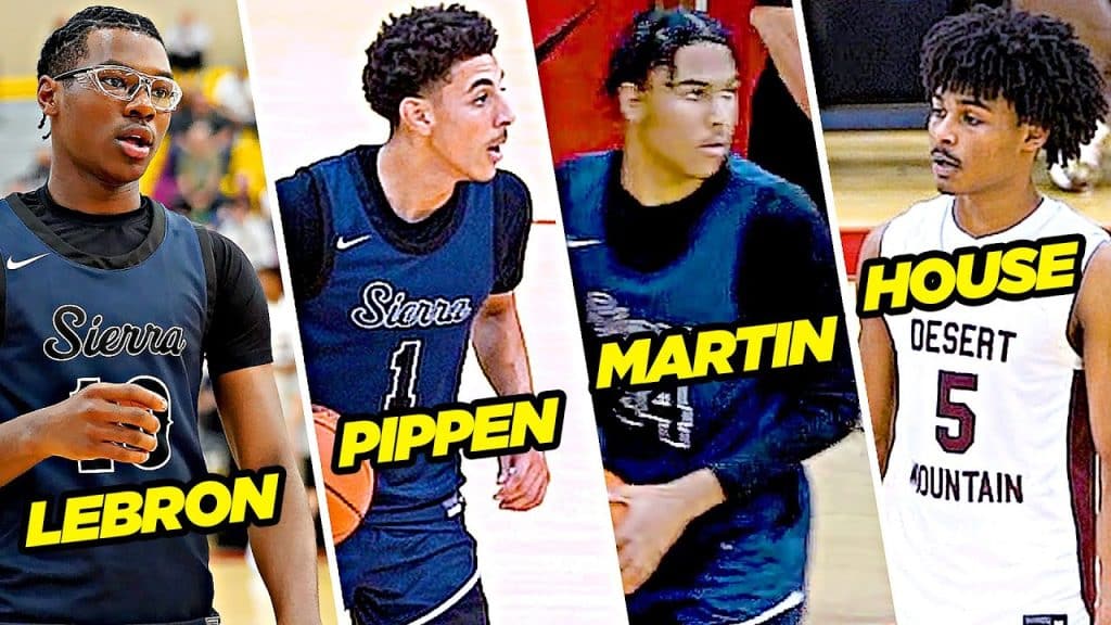 Sons of LeBron, Scottie Pippen, Keyon Martin and Eddie House Face Off at Hoophall West