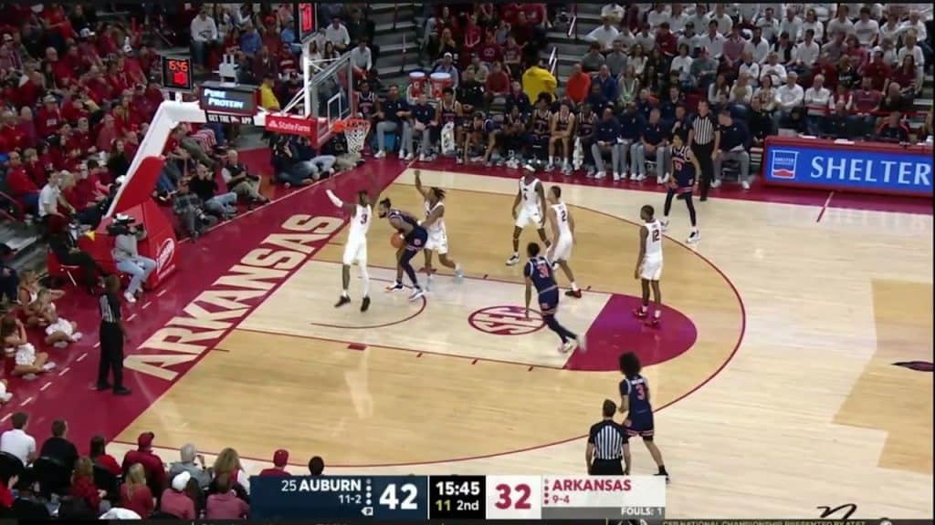 Auburn Men's Basketball Offensive Highlights vs Arkansas - HQZ Auburn Men's Basketball Offensive Highlights vs Arkansas