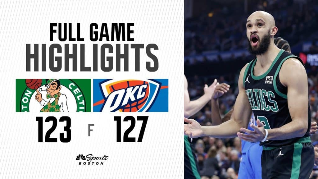 Boston Celtics lose heartbreaker to Thunder, 127-123 - HQZ Boston Celtics lose heartbreaker to Thunder, 127-123