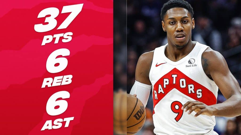RJ Barrett GOES OFF For SEASON-HIGH 37 Points - HQZ RJ Barrett GOES OFF For SEASON-HIGH 37 Points