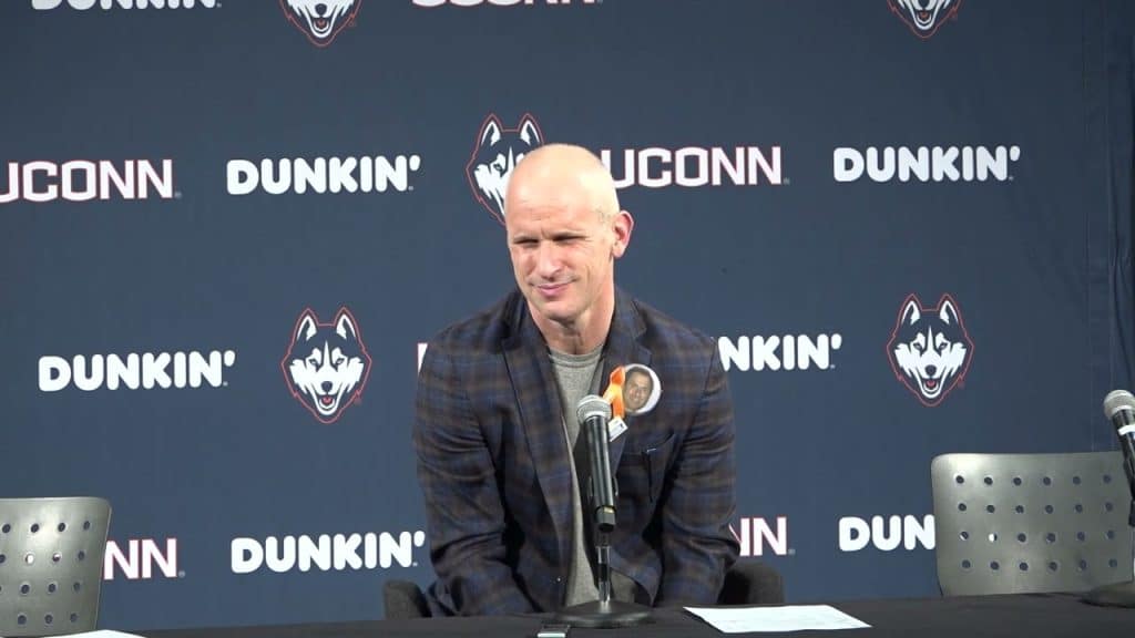 UConn Men's Basketball Head Coach Dan Hurley speaks to the media after the Huskies 99-56 win over the Xavier Musketeers - HQZ UConn Men's Basketball Head Coach Dan Hurley speaks to the media after the Huskies 99-56 win over the Xavier Musketeers