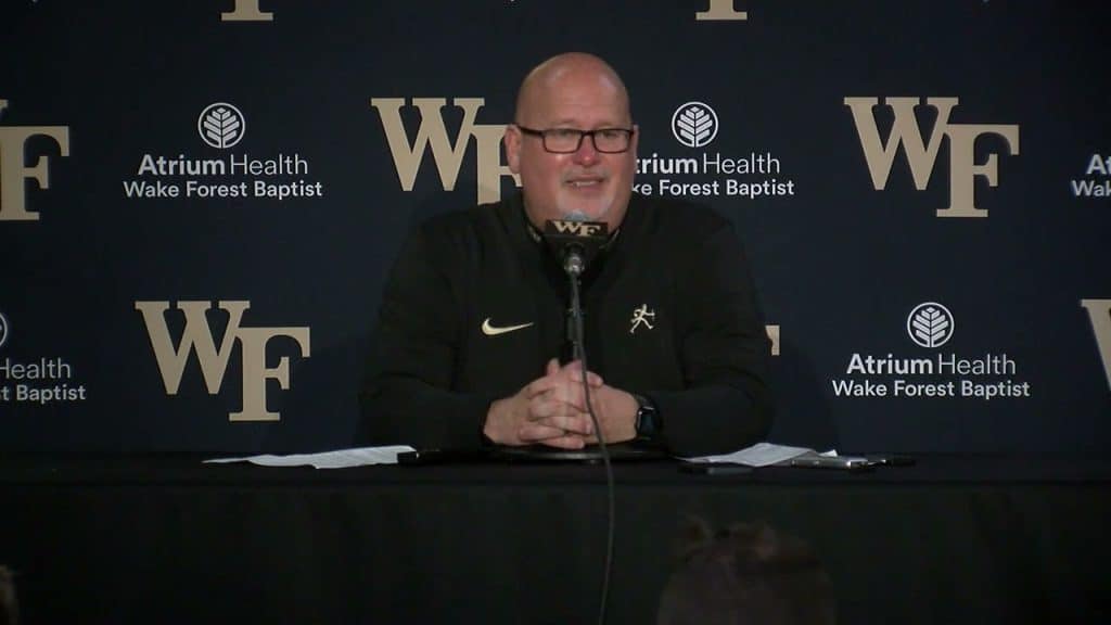 Wake Forest Basketball coach Steve Forbes post-Miami press conference - HQZ Wake Forest Basketball coach Steve Forbes post-Miami press conference