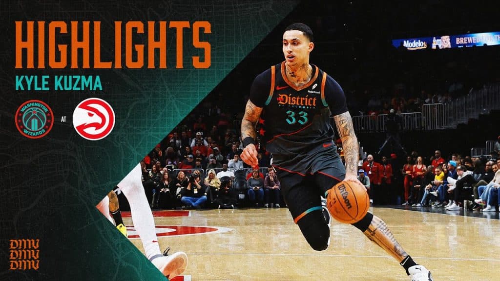 Kyle Kuzma scores 29 at Hawks