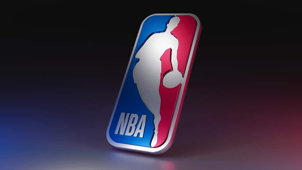 Nba.,National,Basketball,Association,Logo,On,Dark,Background.,3d,Render - HQZ