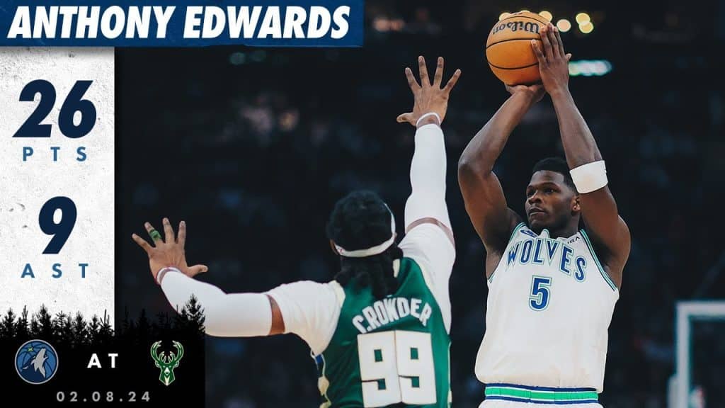 Anthony Edwards Drops 26 Points Against Bucks - HQZ Anthony Edwards Drops 26 Points Against Bucks