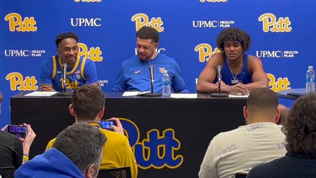 Capel, Hinson and Austin on the win over Louisville | Pitt basketball - HQZ Capel, Hinson and Austin on the win over Louisville | Pitt basketball
