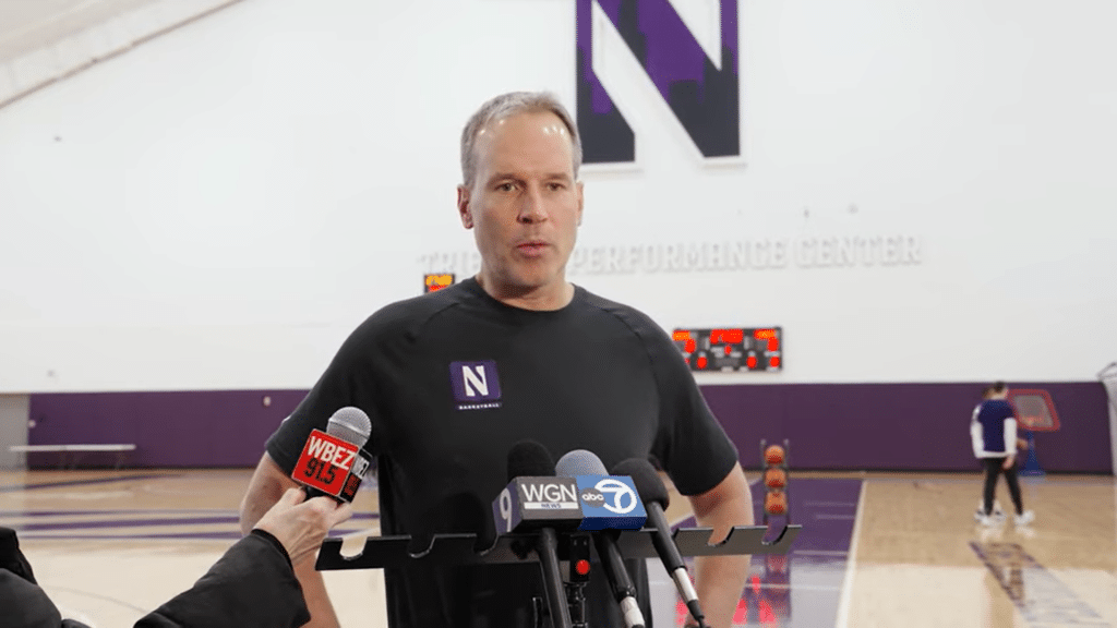 Chris Collins spoke to the media ahead of Northwestern's contest at Rutgers - HQZ Chris Collins spoke to the media ahead of Northwestern's contest at Rutgers