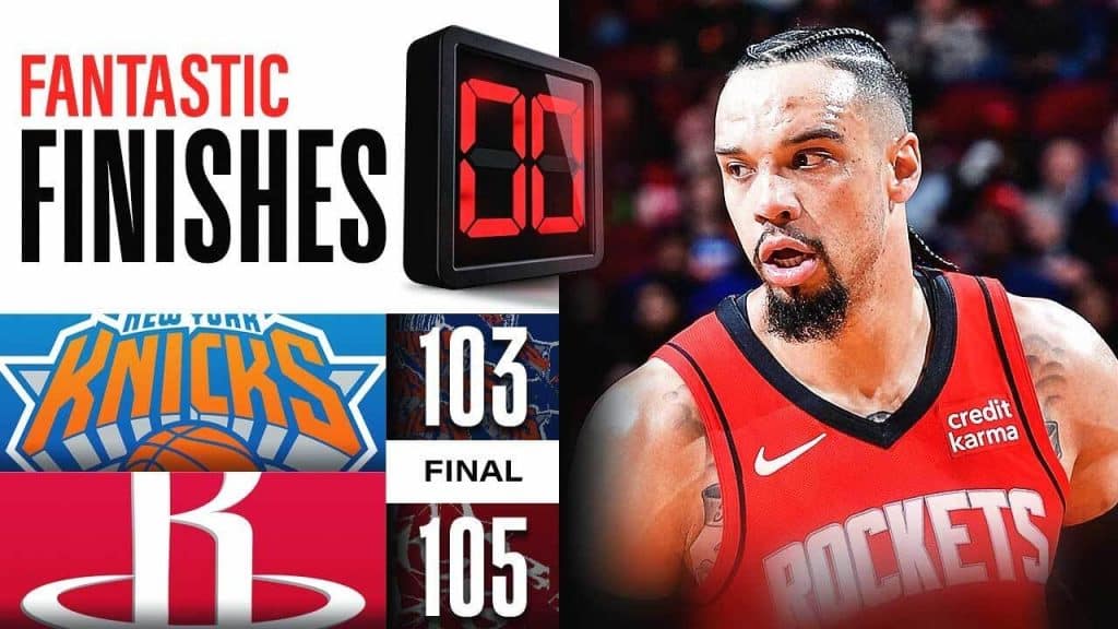 Final 4:26 WILD ENDING Knicks vs Rockets - HQZ Final 4:26 WILD ENDING Knicks vs Rockets