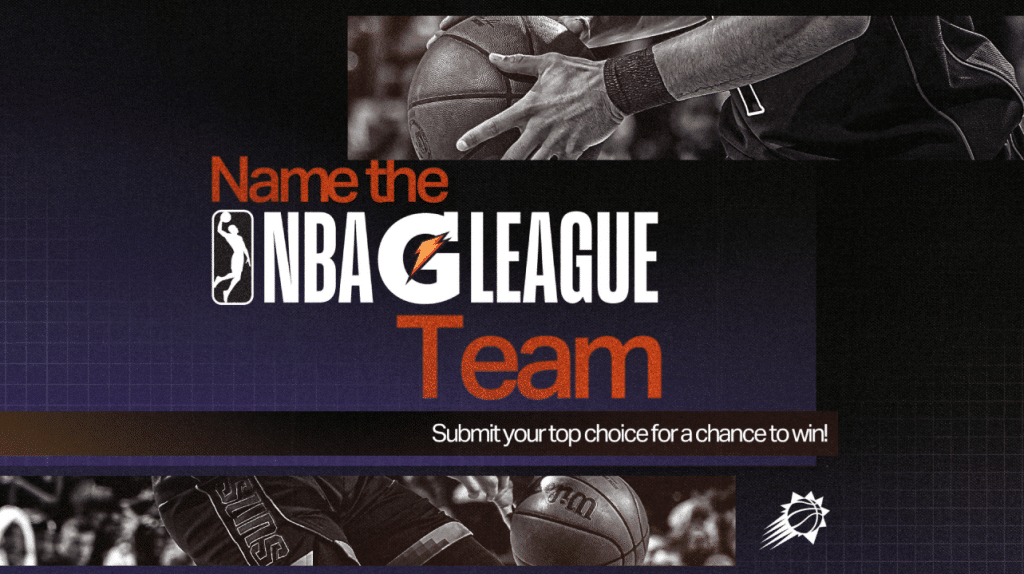 Suns NBA G League team Fan Contest