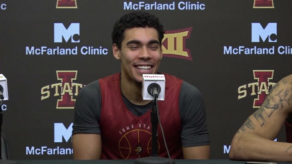 Iowa State's Robert Jones and Tamin Lipsey previewed their team's upcoming Saturday afternoon matchup with TCU on Friday - HQZ Iowa State's Robert Jones and Tamin Lipsey previewed their team's upcoming Saturday afternoon matchup with TCU on Friday