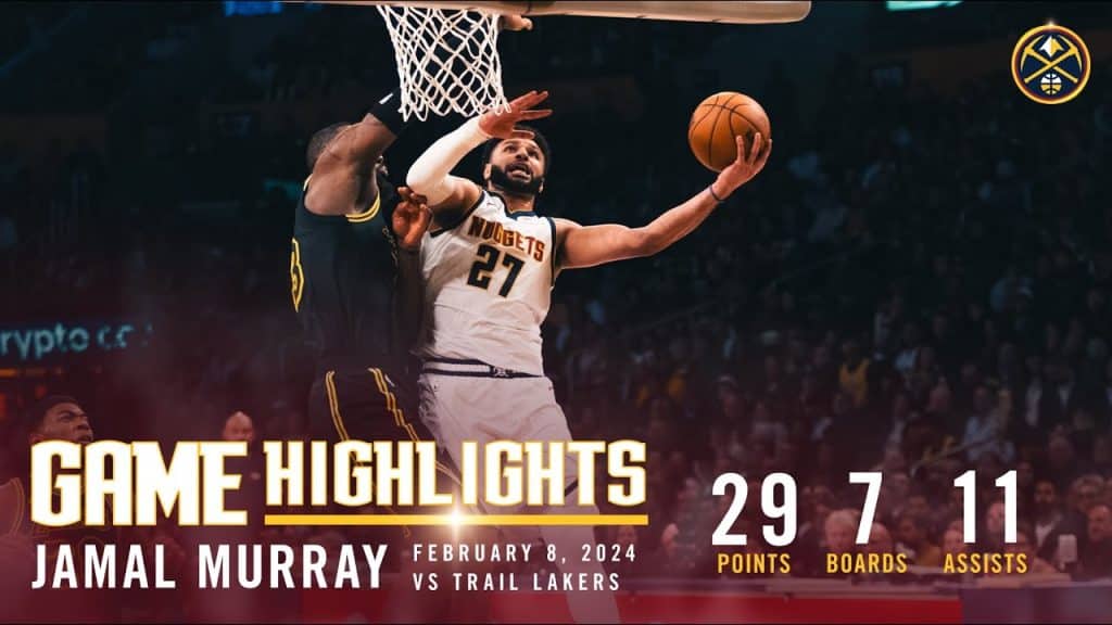 Jamal Murray Three Straight Double-Doubles vs. Lakers - HQZ Jamal Murray Three Straight Double-Doubles vs. Lakers