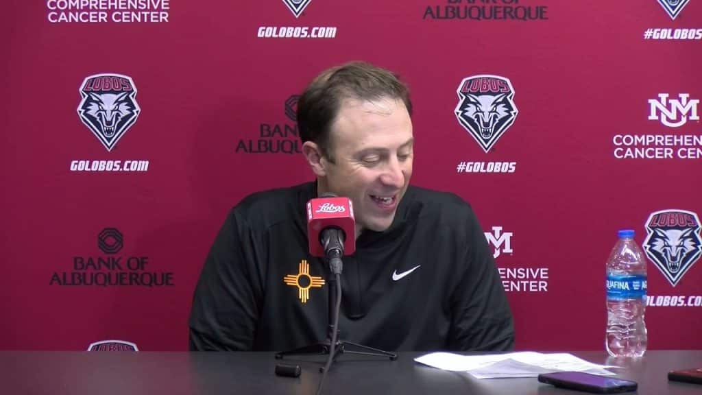 Richard Pitino Postgame - UNM vs. Wyoming - HQZ Richard Pitino Postgame - UNM vs. Wyoming