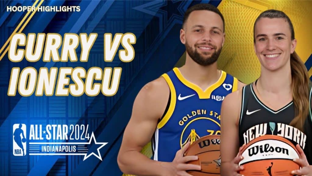 Stephen Curry vs Sabrina Ionescu 3 Point Contest