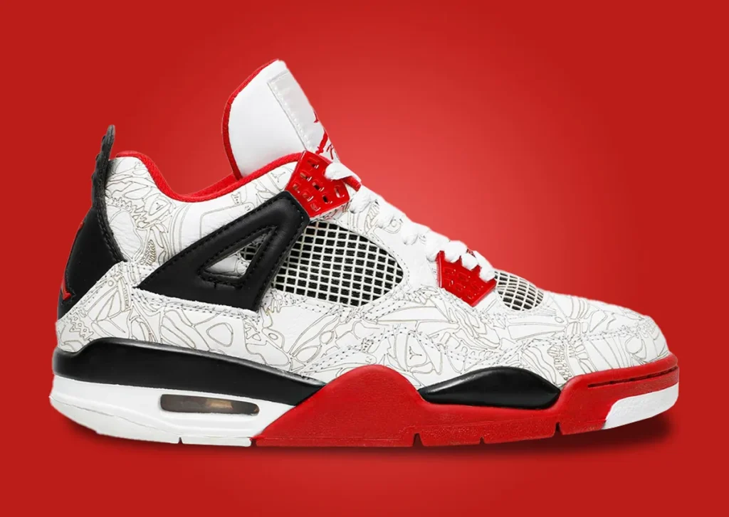 Air Jordan 4 Retro White Laser - HQZ Air Jordan 4 Retro White Laser