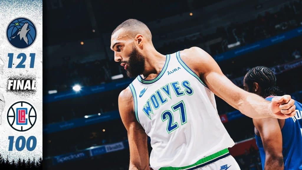 Minnesota Timberwolves Defeat L.A. Clippers, 121-100 - HQZ Minnesota Timberwolves Defeat L.A. Clippers, 121-100