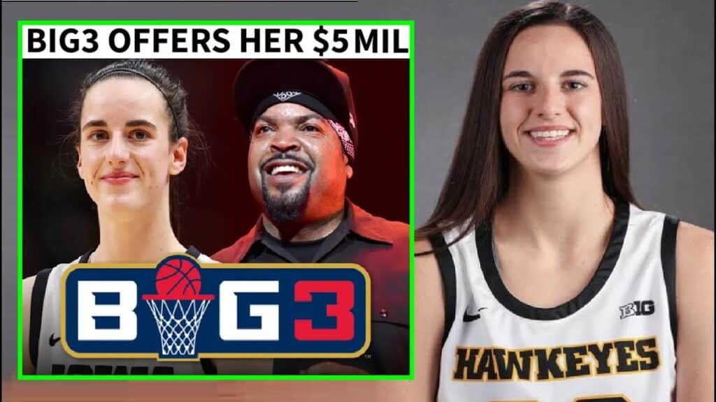 Caitlin Clark Gets Blockbuster $5 Million Offer From Ice Cube's Big3 League