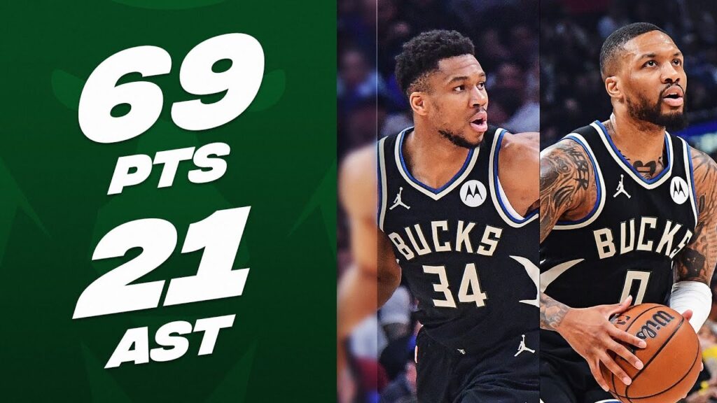 Giannis Antetokounmpo & Damian Lillard GO OFF In LA - 69 PTS COMBINED - HQZ Giannis Antetokounmpo & Damian Lillard GO OFF In LA - 69 PTS COMBINED