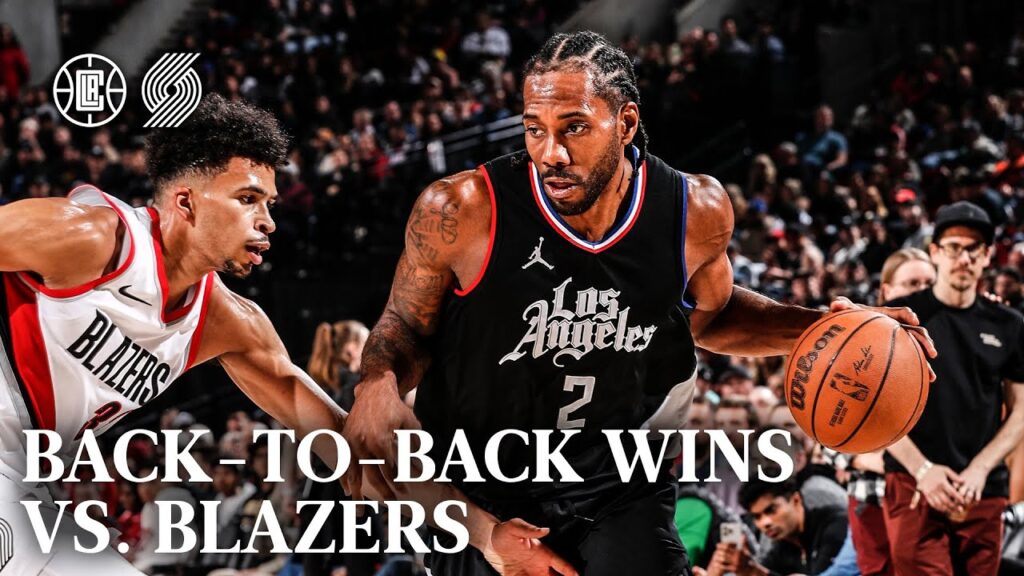 LA Clippers Back-to-Back Wins vs. Trail Blazers - HQZ LA Clippers Back-to-Back Wins vs. Trail Blazers