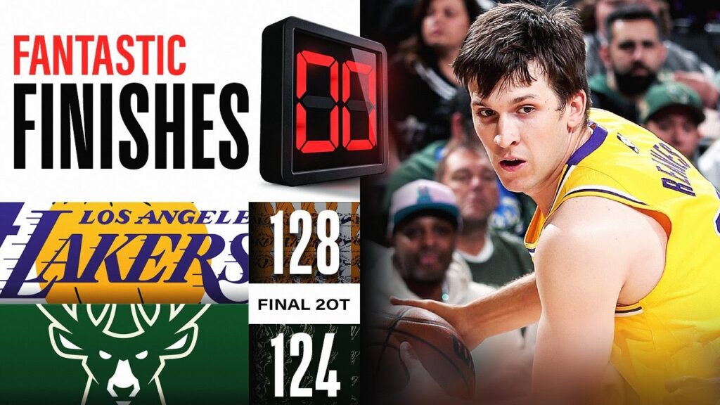 MUST-SEE 2OT ENDING: Lakers vs Bucks