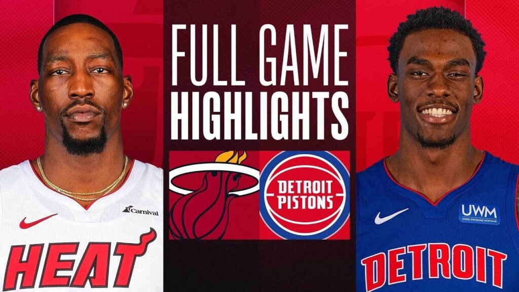 Miami Heat defeats Detroit Pistons, 108-95 - HQZ Miami Heat defeats Detroit Pistons, 108-95