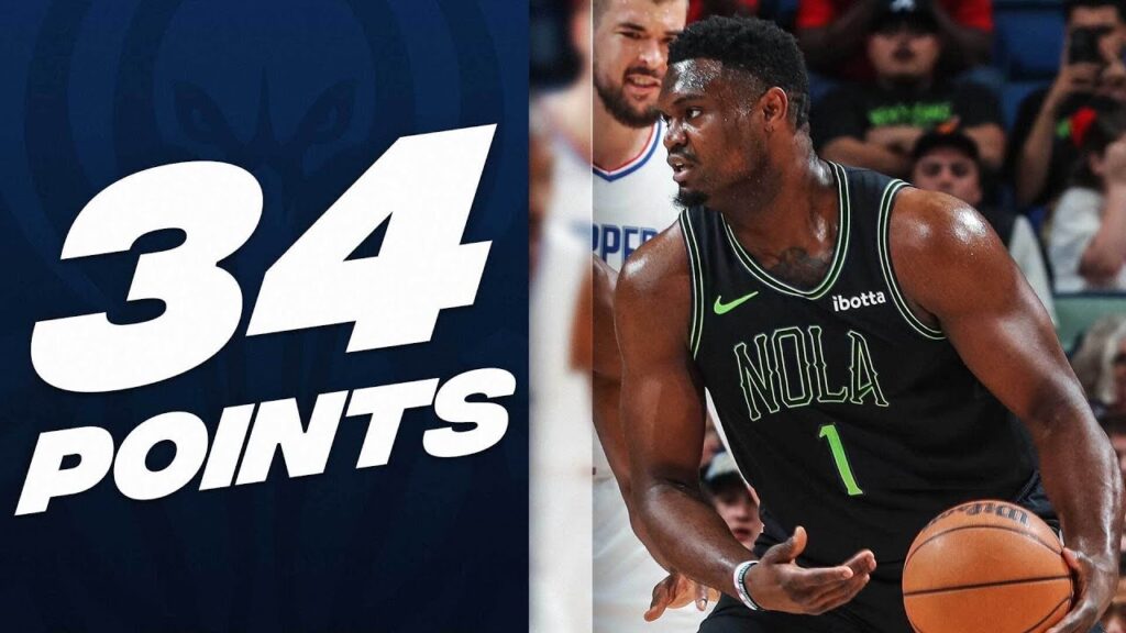 New Orleans Pelicans defeats Los Angeles Clippers , 112-104. Zion Williamson led the way with 34 points, 7 rebounds, 4 assists, and 3 steals - HQZ New Orleans Pelicans defeats Los Angeles Clippers , 112-104. Zion Williamson led the way with 34 points, 7 rebounds, 4 assists, and 3 steals
