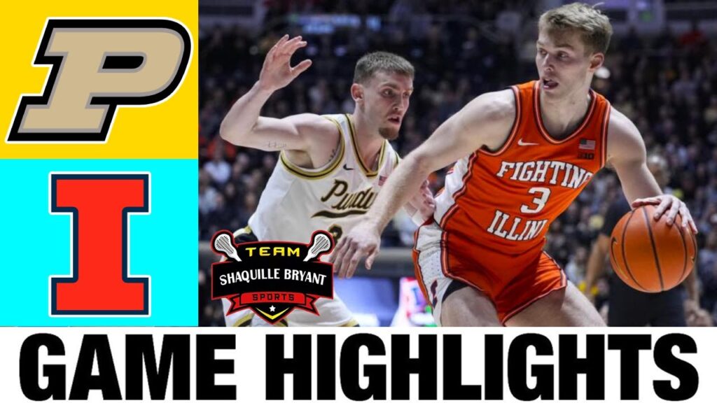 No. 3 Purdue vs No. 12 Illinois Highlights