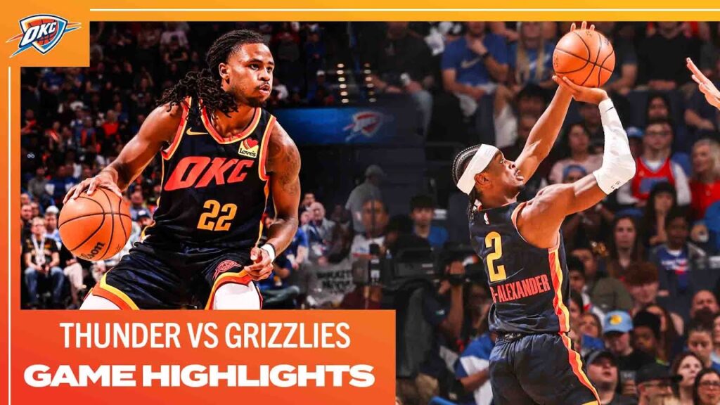 OKC Thunder vs Memphis Grizzlies, 124-93