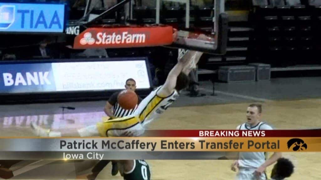 Patrick McCaffery enters transfer portal