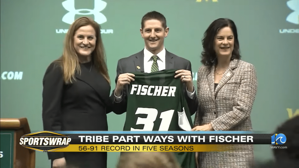 William & Mary basketball parts ways with Fischer - HQZ William & Mary basketball parts ways with Fischer