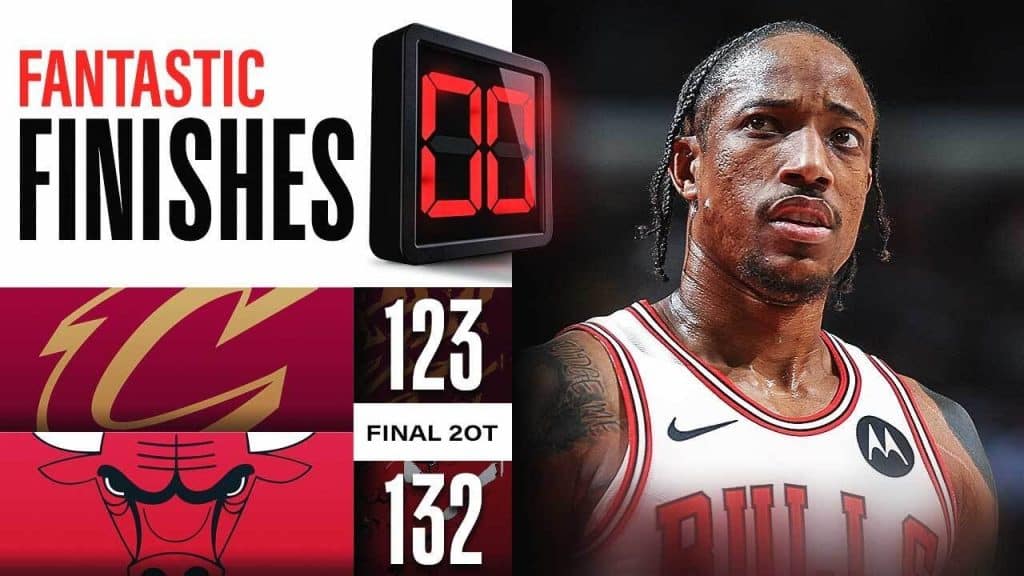 The Chicago Bulls defeated the Cleveland Cavaliers, 132-123, in 2OT - HQZ The Chicago Bulls defeated the Cleveland Cavaliers, 132-123, in 2OT