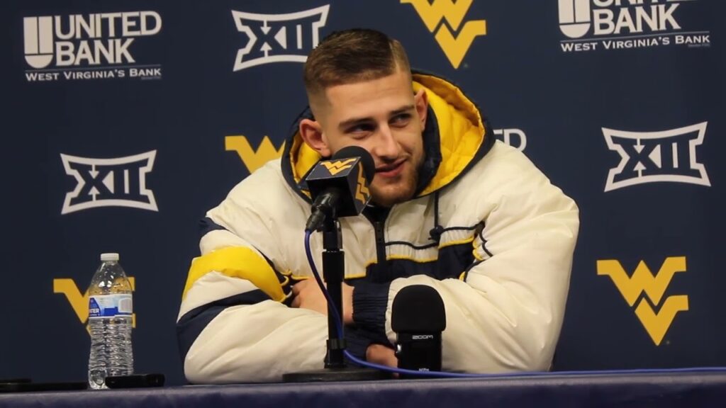 WVU G Erik Stevenson Before Senior Day
