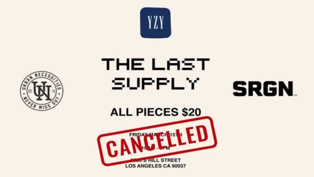 YZY Gap Pop Up Shut Down By LAPD - HQZ YZY Gap Pop Up Shut Down By LAPD