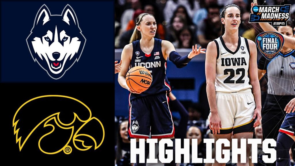 2024 Final Four: UConn Huskies vs. Iowa Hawkeyes
