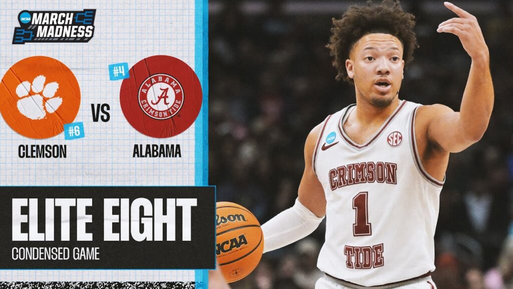 Alabama vs. Clemson - Elite Eight NCAA tournament - HQZ Alabama vs. Clemson - Elite Eight NCAA tournament