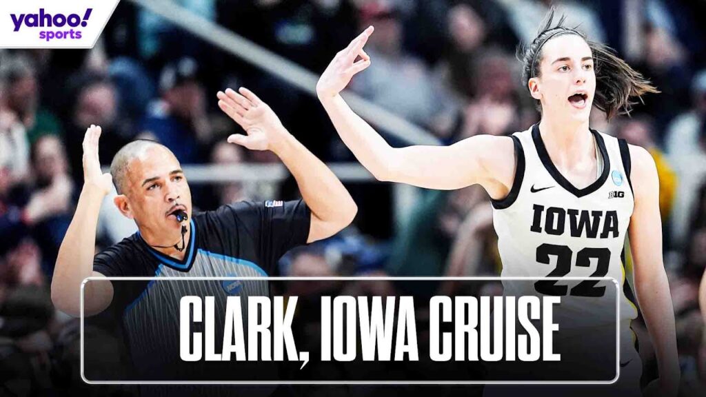 CAITLIN CLARK, Iowa cruise to ELITE EIGHT