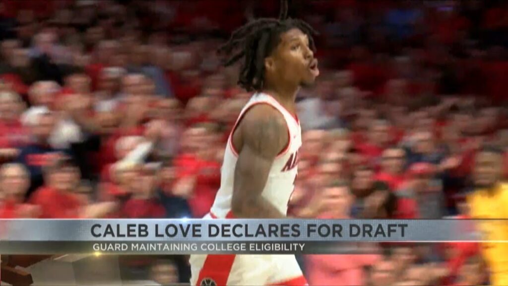 Caleb Love declares for 2024 NBA Draft while maintaining college eligibility