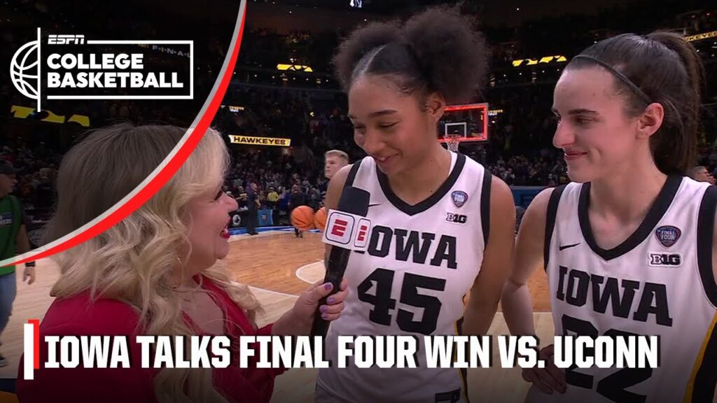 Iowa’s Caitlin Clark & Hannah Stuelke talk win vs. UConn - HQZ Iowa’s Caitlin Clark & Hannah Stuelke talk win vs. UConn