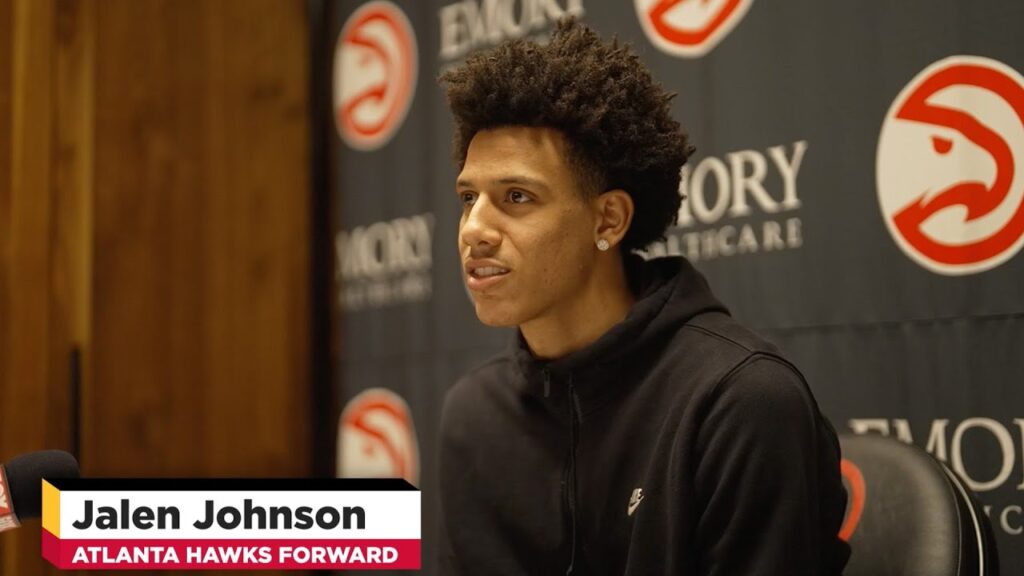 Jalen Johnson Atlanta Hawks 2021-22 Season Exit Interview