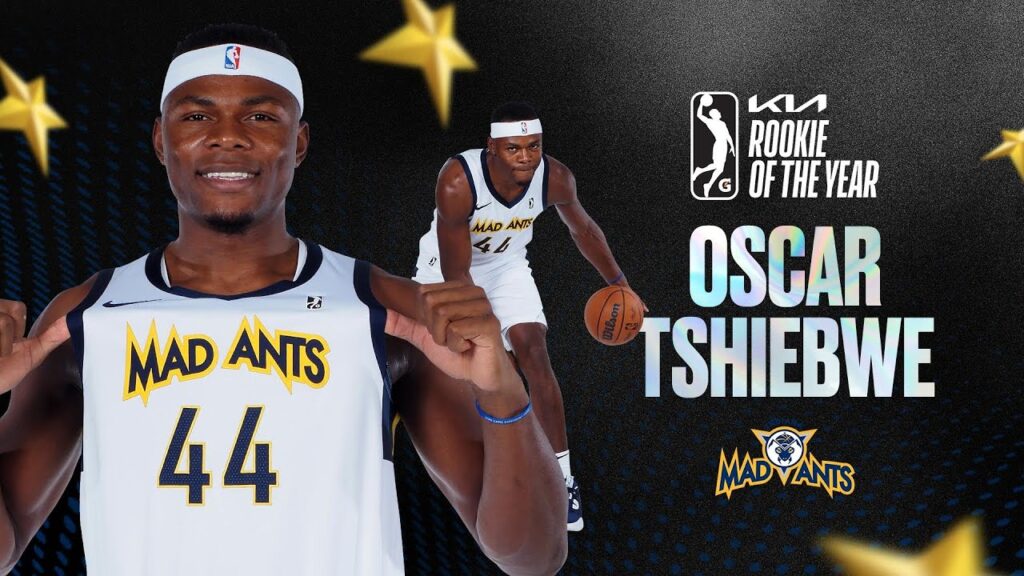 Oscar Tshiebwe Named 2023-24 Kia NBA G League Rookie Of The Year